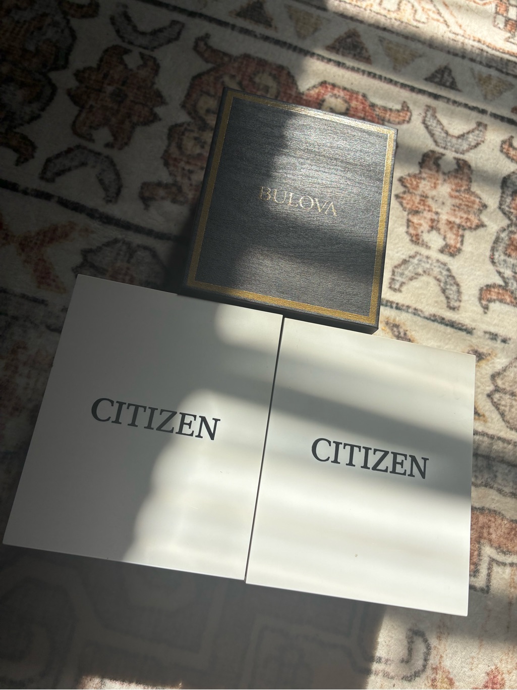 2 Citizen EcoDrive Corso  Bulova Watch Brand New